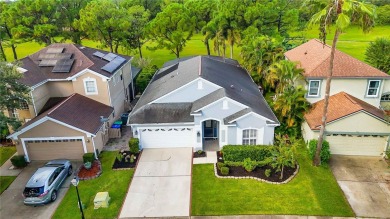 This stunning 3-bedroom, 2.5-bathroom pool home offers the on Hunters Creek Golf Course in Florida - for sale on GolfHomes.com, golf home, golf lot