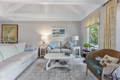 Rare, updated Queens Grant villa with outstanding lagoon view on Palmetto Dunes Golf Course and Resort in South Carolina - for sale on GolfHomes.com, golf home, golf lot