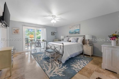 Rare, updated Queens Grant villa with outstanding lagoon view on Palmetto Dunes Golf Course and Resort in South Carolina - for sale on GolfHomes.com, golf home, golf lot