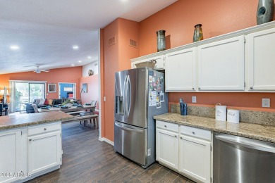 This SINGLE-LEVEL SCOTTSDALE HOME is the perfect low-maintenance on Ancala Country Club in Arizona - for sale on GolfHomes.com, golf home, golf lot