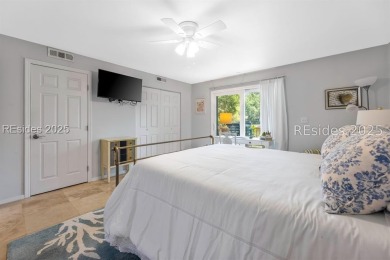 Rare, updated Queens Grant villa with outstanding lagoon view on Palmetto Dunes Golf Course and Resort in South Carolina - for sale on GolfHomes.com, golf home, golf lot