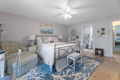Rare, updated Queens Grant villa with outstanding lagoon view on Palmetto Dunes Golf Course and Resort in South Carolina - for sale on GolfHomes.com, golf home, golf lot