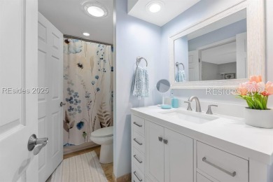 Rare, updated Queens Grant villa with outstanding lagoon view on Palmetto Dunes Golf Course and Resort in South Carolina - for sale on GolfHomes.com, golf home, golf lot