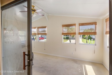 Welcome home to this mmaculate move-in-ready 2 bedroom 2 bath on Barefoot Bay Golf Course in Florida - for sale on GolfHomes.com, golf home, golf lot