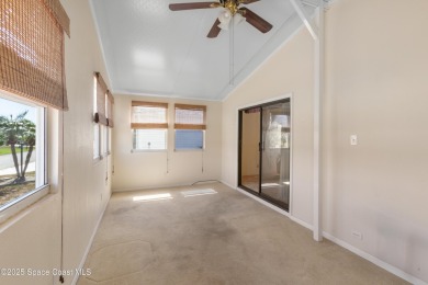 Welcome home to this mmaculate move-in-ready 2 bedroom 2 bath on Barefoot Bay Golf Course in Florida - for sale on GolfHomes.com, golf home, golf lot