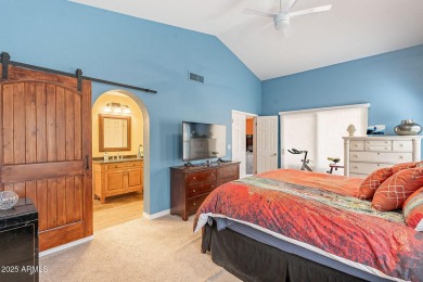 This SINGLE-LEVEL SCOTTSDALE HOME is the perfect low-maintenance on Ancala Country Club in Arizona - for sale on GolfHomes.com, golf home, golf lot