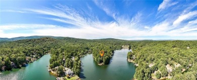 Experience ultimate privacy and breathtaking views from this on The Highlands Course at Lake Arrowhead in Georgia - for sale on GolfHomes.com, golf home, golf lot