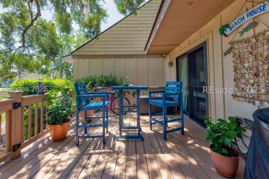 Rare, updated Queens Grant villa with outstanding lagoon view on Palmetto Dunes Golf Course and Resort in South Carolina - for sale on GolfHomes.com, golf home, golf lot
