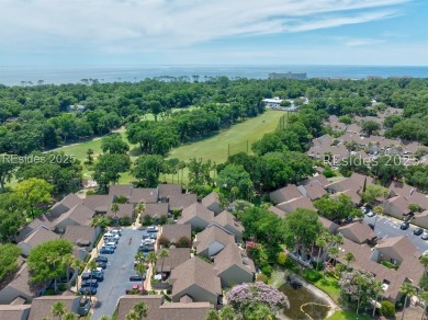 Rare, updated Queens Grant villa with outstanding lagoon view on Palmetto Dunes Golf Course and Resort in South Carolina - for sale on GolfHomes.com, golf home, golf lot