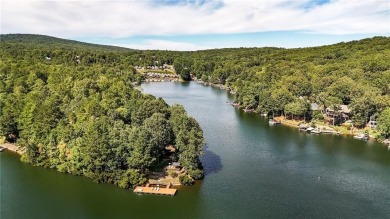 Experience ultimate privacy and breathtaking views from this on The Highlands Course at Lake Arrowhead in Georgia - for sale on GolfHomes.com, golf home, golf lot