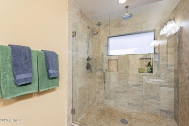 This SINGLE-LEVEL SCOTTSDALE HOME is the perfect low-maintenance on Ancala Country Club in Arizona - for sale on GolfHomes.com, golf home, golf lot