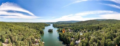 Experience ultimate privacy and breathtaking views from this on The Highlands Course at Lake Arrowhead in Georgia - for sale on GolfHomes.com, golf home, golf lot