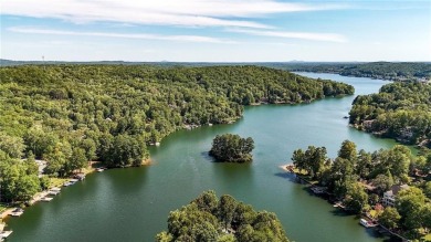 Experience ultimate privacy and breathtaking views from this on The Highlands Course at Lake Arrowhead in Georgia - for sale on GolfHomes.com, golf home, golf lot