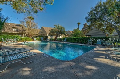 Rare, updated Queens Grant villa with outstanding lagoon view on Palmetto Dunes Golf Course and Resort in South Carolina - for sale on GolfHomes.com, golf home, golf lot