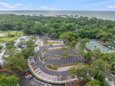 Rare, updated Queens Grant villa with outstanding lagoon view on Palmetto Dunes Golf Course and Resort in South Carolina - for sale on GolfHomes.com, golf home, golf lot