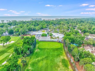 Rare, updated Queens Grant villa with outstanding lagoon view on Palmetto Dunes Golf Course and Resort in South Carolina - for sale on GolfHomes.com, golf home, golf lot