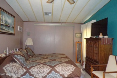 Golf Course Manufactured Home  on large lot with a 2 car garage on Queen Valley Golf Course in Arizona - for sale on GolfHomes.com, golf home, golf lot