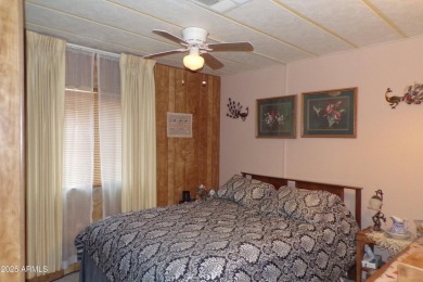 Golf Course Manufactured Home  on large lot with a 2 car garage on Queen Valley Golf Course in Arizona - for sale on GolfHomes.com, golf home, golf lot