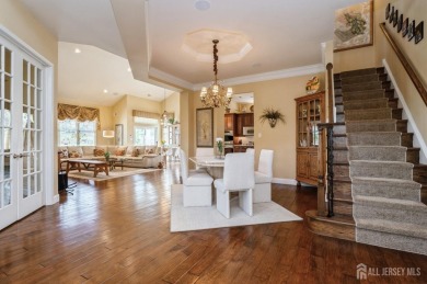 Elegant Brick front St.Raphael Model nestled on a private on Regency At Monroe Golf and Country Club in New Jersey - for sale on GolfHomes.com, golf home, golf lot