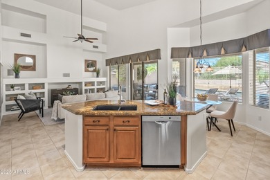 Experience elevated desert living in this chic residence nestled on Grayhawk Golf Club  in Arizona - for sale on GolfHomes.com, golf home, golf lot