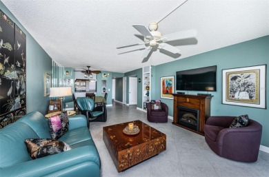 This 2-bedroom, 2-bath condo has a unique remodel with a privacy on Cove Cay Country Club in Florida - for sale on GolfHomes.com, golf home, golf lot