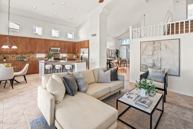 Experience elevated desert living in this chic residence nestled on Grayhawk Golf Club  in Arizona - for sale on GolfHomes.com, golf home, golf lot