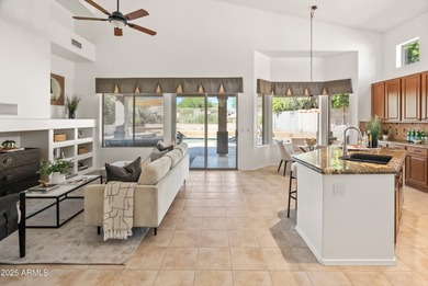 Experience elevated desert living in this chic residence nestled on Grayhawk Golf Club  in Arizona - for sale on GolfHomes.com, golf home, golf lot