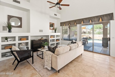 Experience elevated desert living in this chic residence nestled on Grayhawk Golf Club  in Arizona - for sale on GolfHomes.com, golf home, golf lot