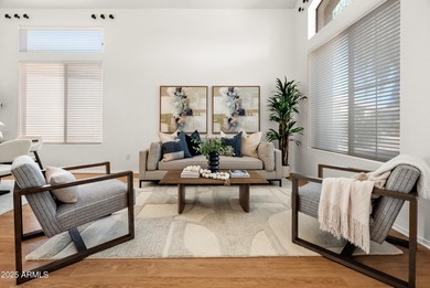 Experience elevated desert living in this chic residence nestled on Grayhawk Golf Club  in Arizona - for sale on GolfHomes.com, golf home, golf lot