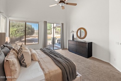 Experience elevated desert living in this chic residence nestled on Grayhawk Golf Club  in Arizona - for sale on GolfHomes.com, golf home, golf lot