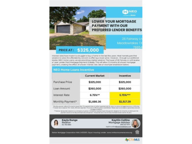 3 Bed | 2 Bath | 1,634 Sq Ft Townhome in Meadowlakes - Marble on Hidden Falls Golf Club in Texas - for sale on GolfHomes.com, golf home, golf lot