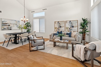 Experience elevated desert living in this chic residence nestled on Grayhawk Golf Club  in Arizona - for sale on GolfHomes.com, golf home, golf lot