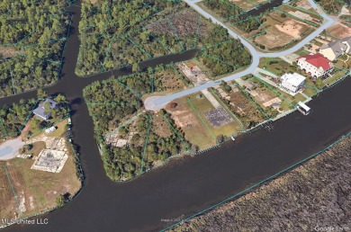 Beautiful waterfront lot with deep water access located just on Diamondhead Country Club in Mississippi - for sale on GolfHomes.com, golf home, golf lot