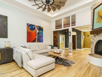 Experience refined living in this custom 4-bdrm/3-bath tucked on The Preserve At Jordan Lake Golf Club in North Carolina - for sale on GolfHomes.com, golf home, golf lot