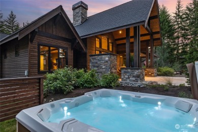 Feel the calming presence of this luxury home on the 13th tee of on Suncadia Resort in Washington - for sale on GolfHomes.com, golf home, golf lot