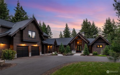 Feel the calming presence of this luxury home on the 13th tee of on Suncadia Resort in Washington - for sale on GolfHomes.com, golf home, golf lot