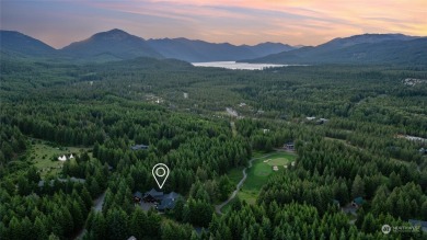 Feel the calming presence of this luxury home on the 13th tee of on Suncadia Resort in Washington - for sale on GolfHomes.com, golf home, golf lot