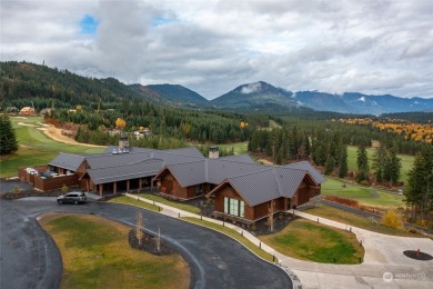 Feel the calming presence of this luxury home on the 13th tee of on Suncadia Resort in Washington - for sale on GolfHomes.com, golf home, golf lot