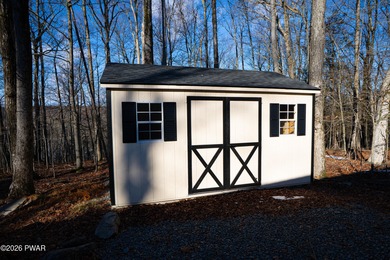 Enjoy easy one-level living in this next-to-new contemporary on The Hideout Golf in Pennsylvania - for sale on GolfHomes.com, golf home, golf lot