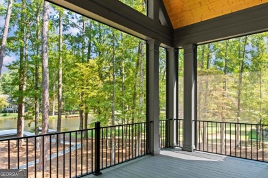 Stunning Lakefront Luxury Home in Reynolds Landing with Sunset on Reynolds Lake Oconee - The Landing in Georgia - for sale on GolfHomes.com, golf home, golf lot