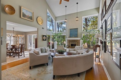 3 BD 3BTH home with soaring 20' cathedral ceilings on Dolphin Head Golf Club in South Carolina - for sale on GolfHomes.com, golf home, golf lot