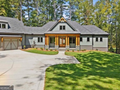 Stunning Lakefront Luxury Home in Reynolds Landing with Sunset on Reynolds Lake Oconee - The Landing in Georgia - for sale on GolfHomes.com, golf home, golf lot