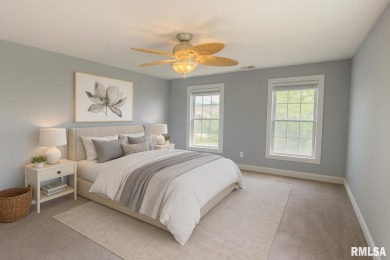 Located on a spacious corner lot just steps from the driving on WeaverRidge Golf Club in Illinois - for sale on GolfHomes.com, golf home, golf lot