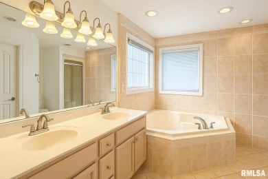 Located on a spacious corner lot just steps from the driving on WeaverRidge Golf Club in Illinois - for sale on GolfHomes.com, golf home, golf lot