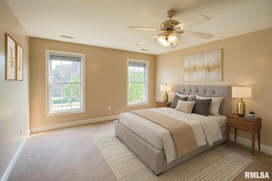 Located on a spacious corner lot just steps from the driving on WeaverRidge Golf Club in Illinois - for sale on GolfHomes.com, golf home, golf lot
