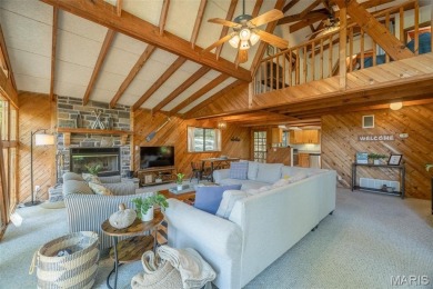 Escape to your own lakeside paradise at this super cute chalet on Innsbrook Resort Golf Course in Missouri - for sale on GolfHomes.com, golf home, golf lot