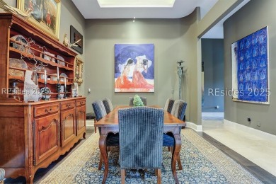 This exceptional 5-bedroom, 4-bathroom home is a one-of-a-kind on Moss Creek Golf Club in South Carolina - for sale on GolfHomes.com, golf home, golf lot