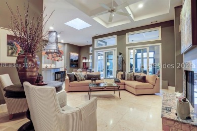 This exceptional 5-bedroom, 4-bathroom home is a one-of-a-kind on Moss Creek Golf Club in South Carolina - for sale on GolfHomes.com, golf home, golf lot