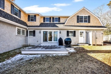 Enjoy the summer breezes and views of the harbor from the porch on Hyannisport Club in Massachusetts - for sale on GolfHomes.com, golf home, golf lot