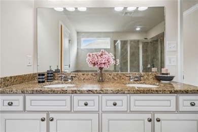 Welcome to this meticulously maintained northeast-facing home in on Sugar Hill Golf Club in Georgia - for sale on GolfHomes.com, golf home, golf lot